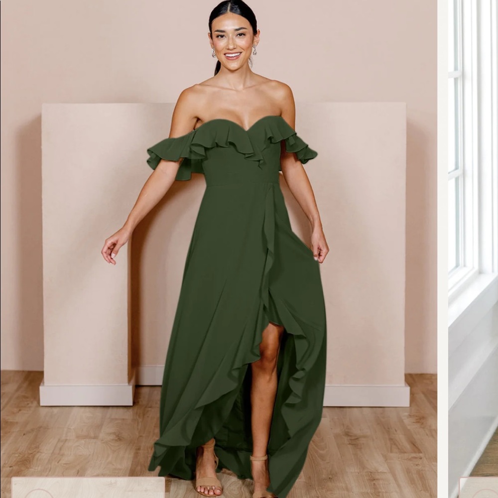 Scarlet Revelry Chiffon Dress